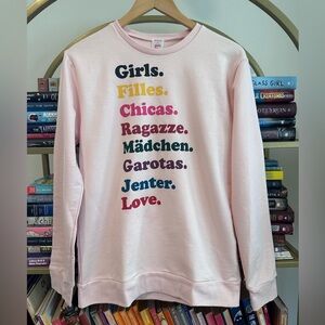 J.Crew x Girls Inc. Girl Power Sweatshirt 💖